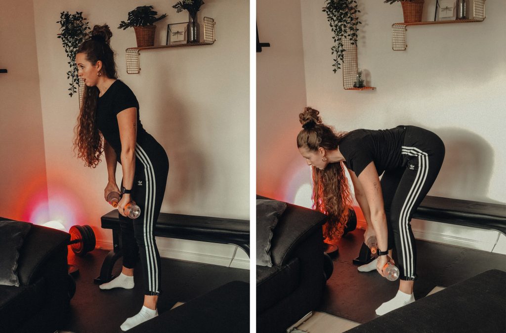 Rücken- und Gesäß- und Beinmuskulatur mit der Übung Kreuzheben trainieren